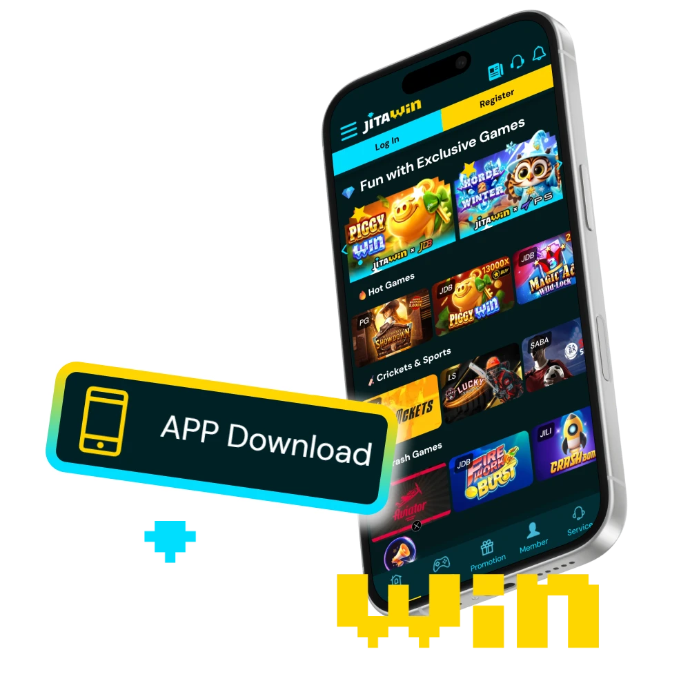 Install the official mobile version of the JitaWin platform.