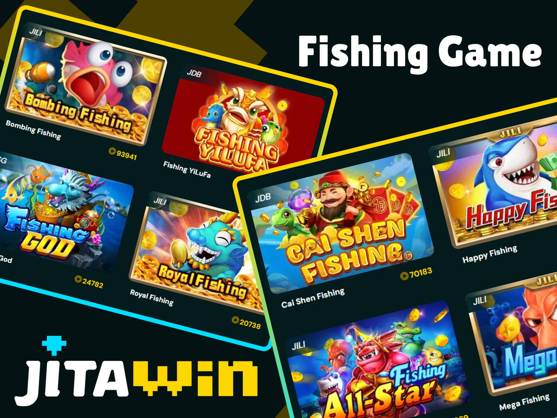 JitaWin offers a wide range of fishing games.